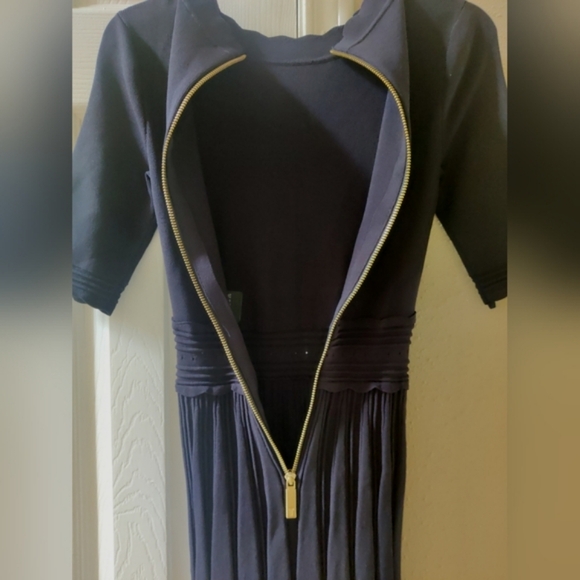 Ted Baker Dorlean Scallop Trim Knit Skater Dress Size 0 NWOT - Picture 12 of 17